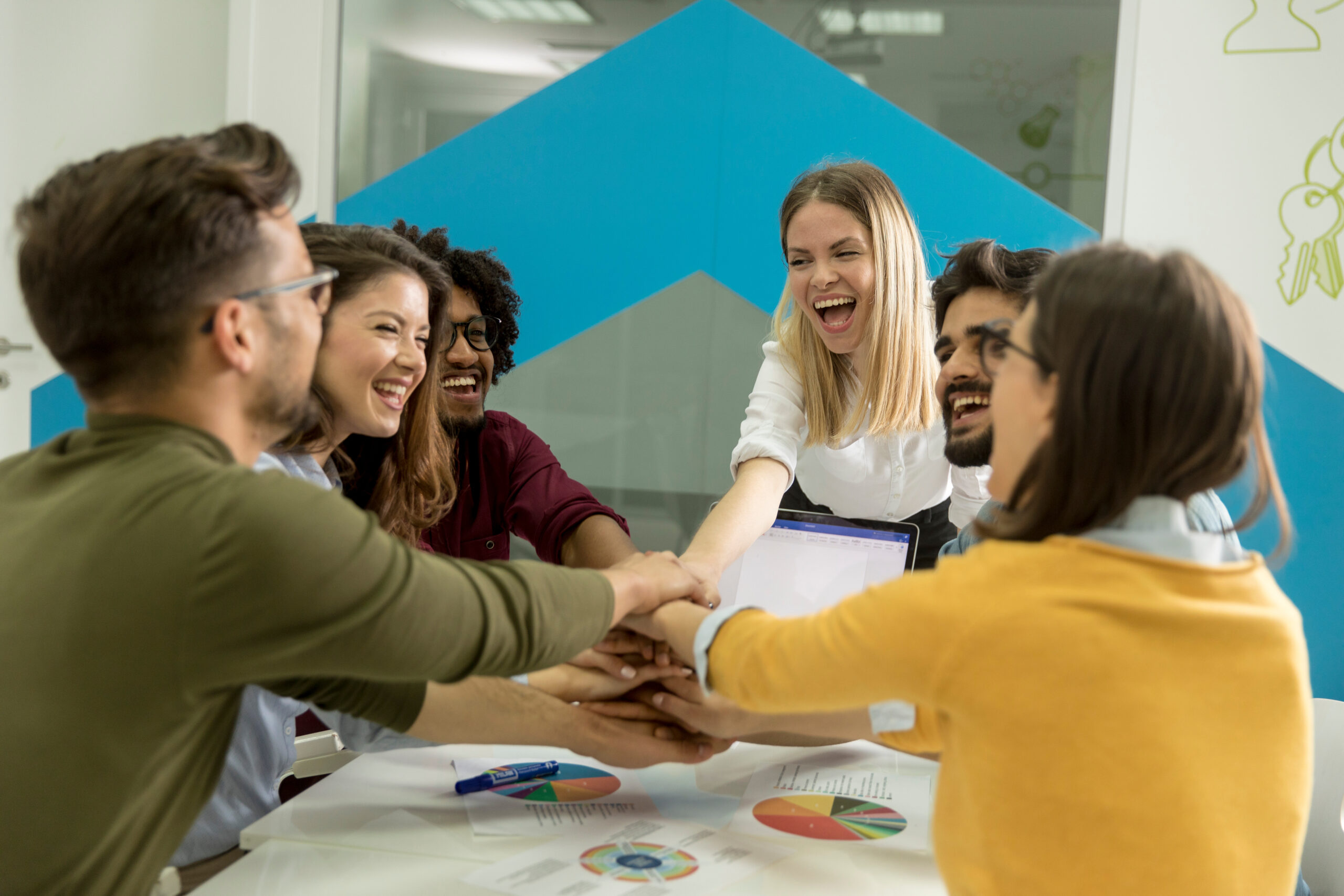 group of diverse people in a meeting